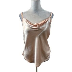 Women's Vintage International Stefano Cowl Neck Camisole Champagne Medium